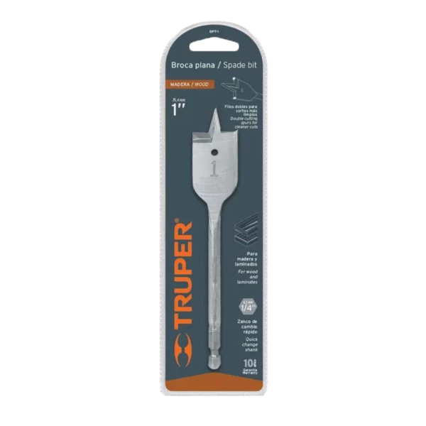 Broca Paleta para Madera 1 - Truper